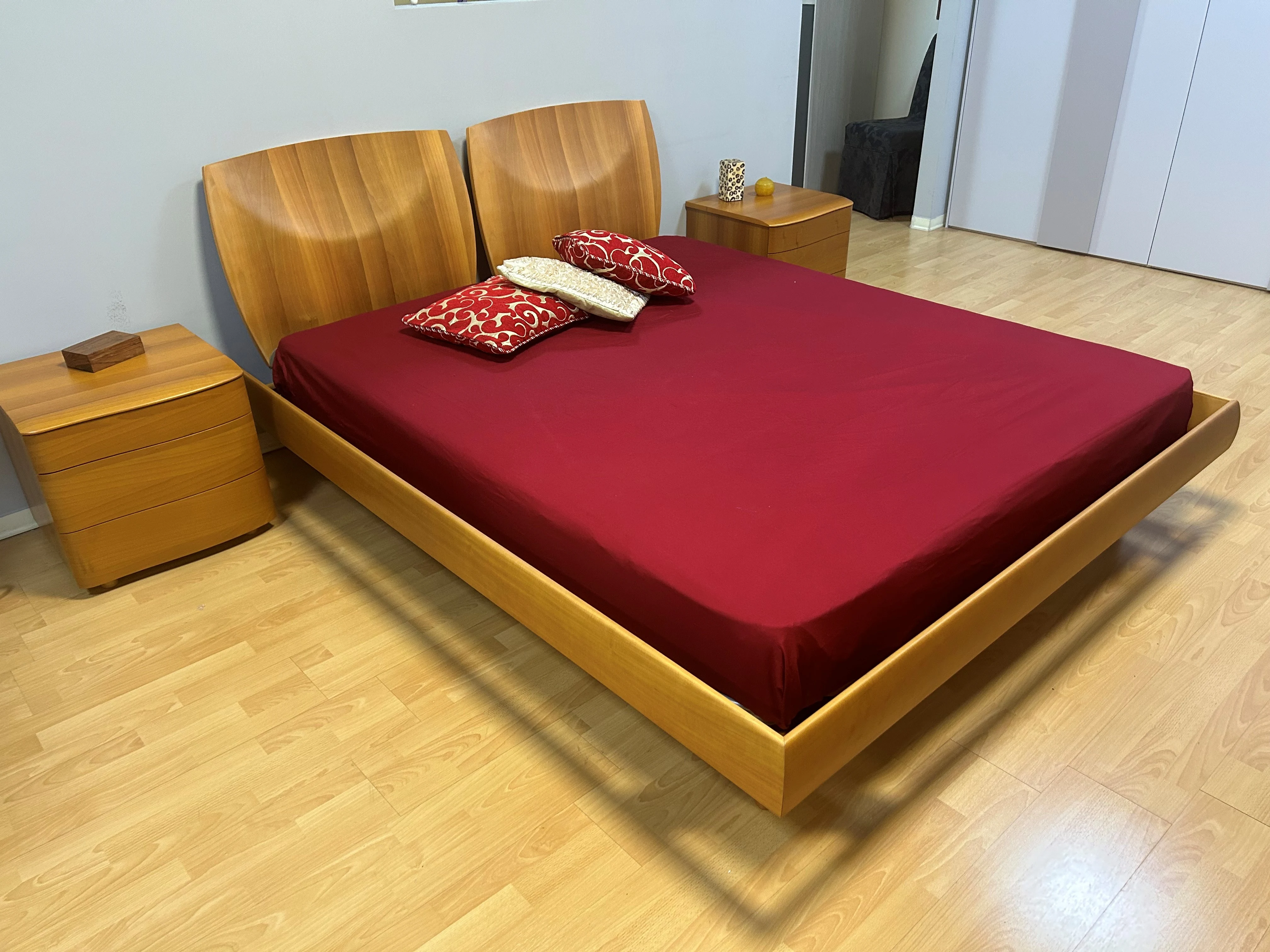 Letto e Gruppo Matis in Ciliegio